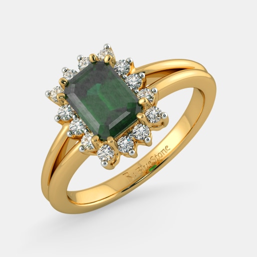 Emerald Rings Buy Emerald Ring Designs Online in India 2018 BlueStone
