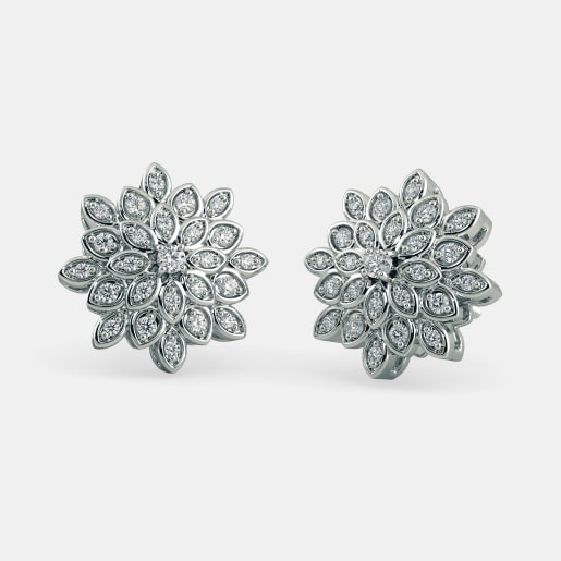 350 Diamond Studs Earring Designs Online In India 2018 Bluestone The Cordial Earrings